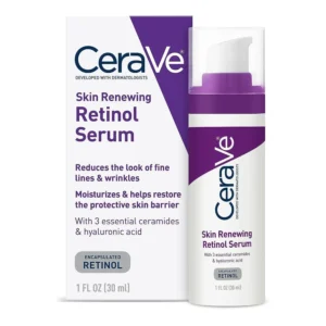 CeraVe Skin Renewing Retinol Serum – Anti-Aging Serum with Retinol, Hyaluronic Acid & Ceramides